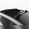 Поперечины на интегрированные рейлинги с замком Audi Q7 2005-2015 Turmaline V2 Black