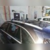 Поперечины на интегрированные рейлинги с замком Kia Ceed универсал 2018-нв, Turmaline V2 SILVER