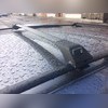 Поперечины на рейлинги аэродинамические, с замком Porsche Cayenne 2010 - 2018 , Tourmaline V1 Black