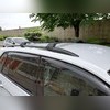 Поперечины на рейлинги аэродинамические, с замком Porsche Cayenne 2010 - 2018 , Tourmaline V1 Black
