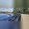 Поперечины на рейлинги аэродинамические, с замком Toyota RAV 4 2012 - 2019 "Shark Black"