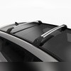 Поперечины на интегрированные рейлинги с замком BMW X1 2015 - нв , Turmaline V2 SILVER