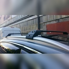 Поперечины на интегрированные рейлинги с замком BMW X3 2018 - нв, Turmaline V2 Black