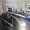 Поперечины на интегрированные рейлинги с замком BMW X6 2014 - нв, Turmaline V2 SILVER
