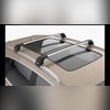 Багажник аэродинамический на интегрированные рейлинги с замком BMW X6 2014 - нв "Air 2 SILVER"