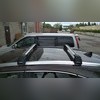 Багажник аэродинамический на интегрированные рейлинги с замком BMW X6 2014 - нв "Air 2 SILVER"