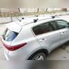 Багажник на интегрированные рейлинги "Integra Аэро с замком" Renault Megane 2016-нв Универсал