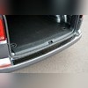 Накладка на задний бампер с загибом (нержавеющая сталь) Volkswagen T6 Caravelle 2015-2020