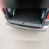 Накладка на задний бампер с загибом Volkswagen T6 Multivan 2015-2020 (нержавеющая сталь,Black chrom)