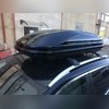 Поперечины на рейлинги аэродинамические с замком, Volkswagen Touareg 2010 - 2018 Tourmaline V1 Black