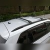 Поперечины на рейлинги аэродинамические с замком, Volkswagen Touareg 2010 - 2018 Tourmaline V1 Black