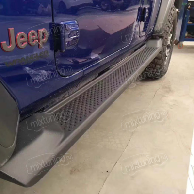 Комплект порогов Jeep Wrangler JL 2017-2024 (копия оригинала - OEM Style)