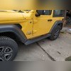 Комплект порогов Jeep Wrangler JL 2018-2023 (копия оригинала - OEM Style)