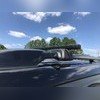 Прямоугольные поперечины на рейлинги Audi A4 2016-нв Универсал allroad "Титан" с секреткой
