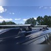 Аэродинамические поперечины на рейлинги Audi A4 2016-нв Универсал allroad "Титан Аэро" с секреткой