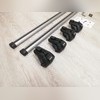 Аэродинамические поперечины на рейлинги BMW X3 2003-2010 Кроссовер "Титан Аэро" с секреткой