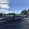 Аэродинамические поперечины на рейлинги Dodge Caravan 1995-2000 Минивен "Титан Аэро" с секреткой