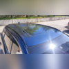 Рейлинги черные Mazda CX-9 2016 - 2020 интегрированные, штатные (OEM)