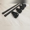 Прямоугольные поперечины на рейлинги Hyundai Tucson 2004-2010 Кроссовер "Титан" с секреткой