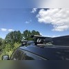 Аэродинамические поперечины на рейлинги Nissan Pathfinder 2012-нв Кроссовер"Титан Крыло" с секреткой