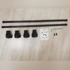 Прямоугольные поперечины на рейлинги Toyota RAV 4 2000-2006 Кроссовер "Титан" с секреткой
