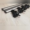 Аэродинамические поперечины на рейлинги Toyota RAV 4 2000-2006 Кроссовер "Титан Крыло" с секреткой