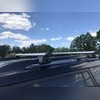 Аэродинамические поперечины на рейлинги Toyota Sequoia 2008-нв Кроссовер "Титан Аэро" с секреткой