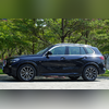 Дефлекторы окон BMW X5 2019 - нв, комплект из 6-ти частей (хромированные)