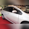 Дефлекторы окон Toyota Prius 2016-нв, комплект из 4-х частей (хромированные)