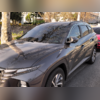 Дефлекторы окон Hyundai Tucson NX4 2020-нв, комплект из 6-ти частей (темные с хром млдингом)