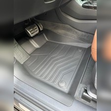 Ковры салона Audi Q5 II (FY) 2017-нв "3D Lux" (комплект), аналог ковров WeatherTech(США)