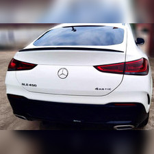 Спойлер крышки багажника Mercedes-Benz GLE Coupe (167) 2019-нв (чёрный)