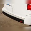 Накладка на задний бампер с загибом (нержавеющая сталь) Peugeot Traveller 2017-нв "Long"