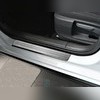 Накладки на пороги, вместо пластиковых (лист шлифованный) BMW X1 2012-2015