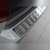 Накладка на задний бампер, "трапеция" (лист шлифованный) Hyundai Elantra 2016-нв