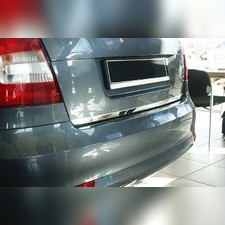 Накладка на кромку крышки багажника Skoda Octavia III 2013-2017 Лифтбек (нержавеющая сталь)