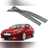 Дефлекторы боковых окон с хромированным молдингом Mitsubishi Lancer 2003-2007