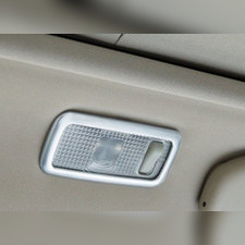 Окантовка верхней боковой подсветки салона, 2 части, ABS Silver OEM-Tuning Nissan Qashqai 2014 - нв