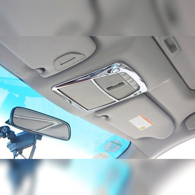 Окантовка верхней центральной подсветки салона, ABS хром OEM Nissan X-Trail 2014-нв