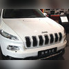 Накладки на передние фары, хром OEM Jeep Cherokee 2014-нв