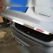 Накладка на кромку крышки багажника OEM (нерж. сталь) Haval F7 2019-нв