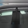 Дефлекторы боковых окон с хромированным молдингом, OEM Style BMW X6 2009-2013