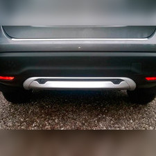 Защитная накладка на задний бампер OEM (под датчики парковки) Nissan Qashqai 2014 - нв