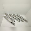 Накладки на дверные ручки (нержавеющая сталь) (5 дверей, 1 отверстие) Volkswagen Crafter 2017-нв