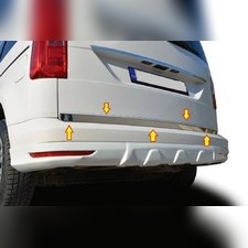 Накладка нижней кромки крышки багажника (нержавеющая сталь) Volkswagen Caddy 2015-2020