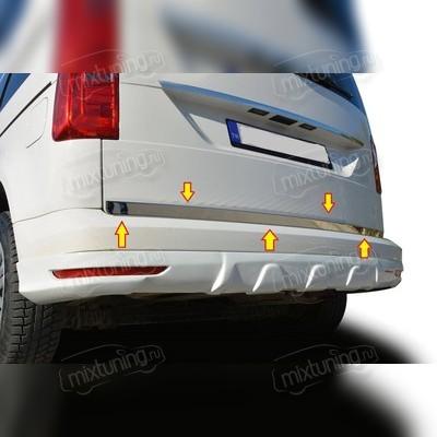Накладка нижней кромки крышки багажника (нержавеющая сталь) Volkswagen Caddy 2015-2020