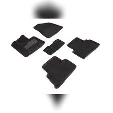 Коврики салона ворсовые 3D ( серые / черные / бежевые ) KIA Sportage IV 2016-2018