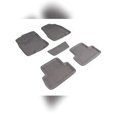 Коврики ворсовые в салон 3D ( серые / черные / бежевые ) Nissan X-Trail (T31) 2007-2015