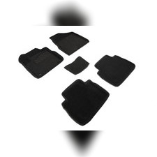 Коврики ворсовые в салон 3D ( серые / черные / бежевые ) Nissan Murano II 2008-2015
