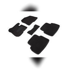 Коврики ворсовые в салон 3D (серые / черные / бежевые) KIA Sportage 2010-2015